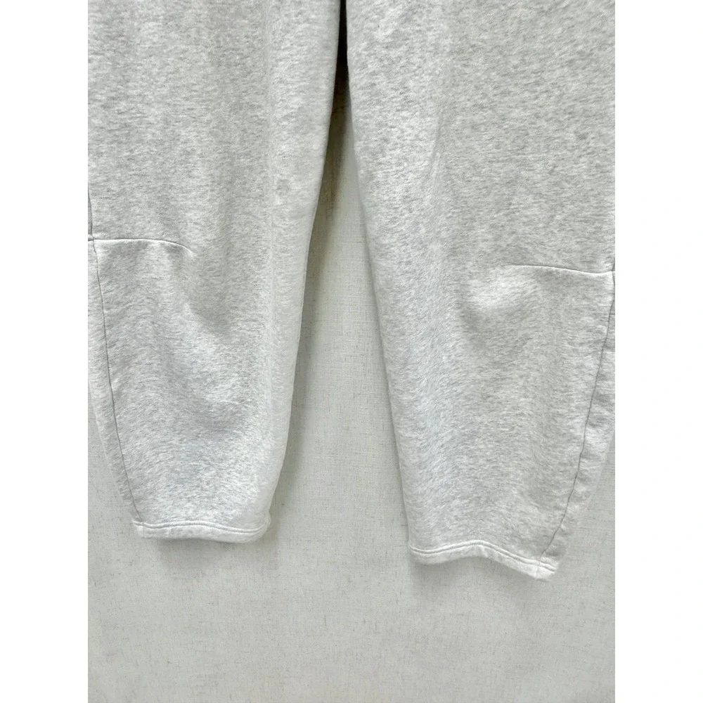 Abercrombie & Fitch Sunday Barrel Sweatpants Women Medium Heather Gray Wide Leg - Picture 5 of 13